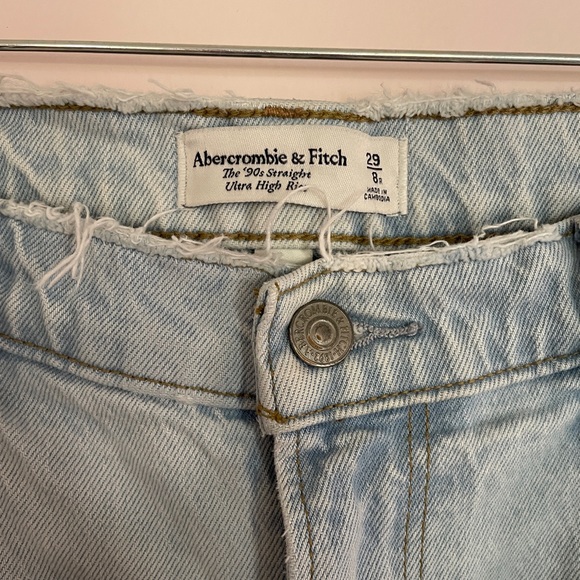 Abercrombie & Fitch - The 90s Straight Ultra High Rise - CURVE LOVE - 8/29 - Picture 5 of 9